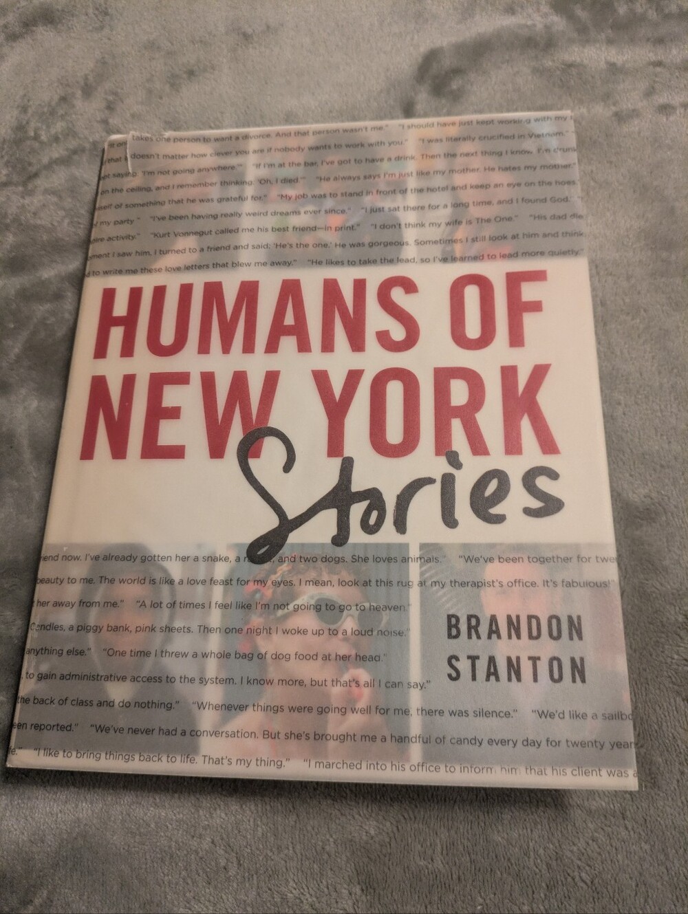 Humans of New York: Stories by Brandon Stanton - White & Red Cover